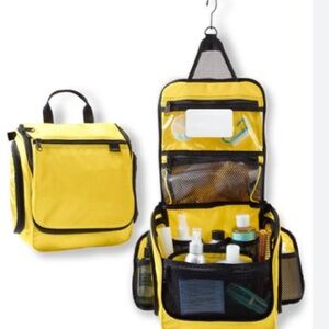 L.L. Bean Personal Organizer Toiletry Bag, Medium, Canary